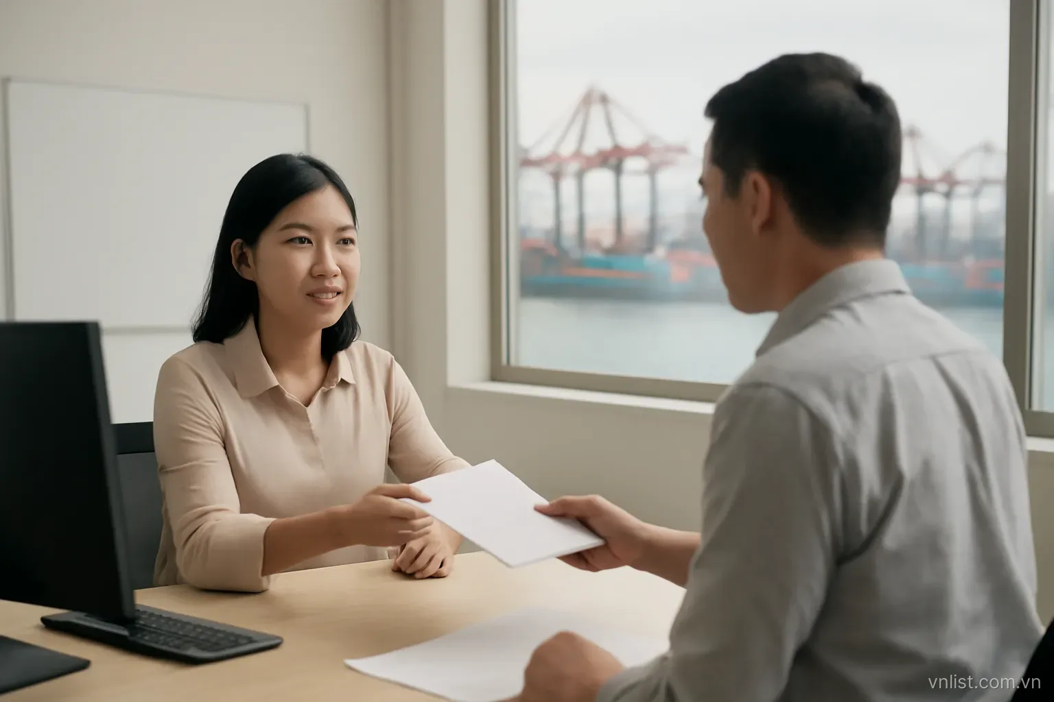Dùng dịch vụ giao nhận và khai báo